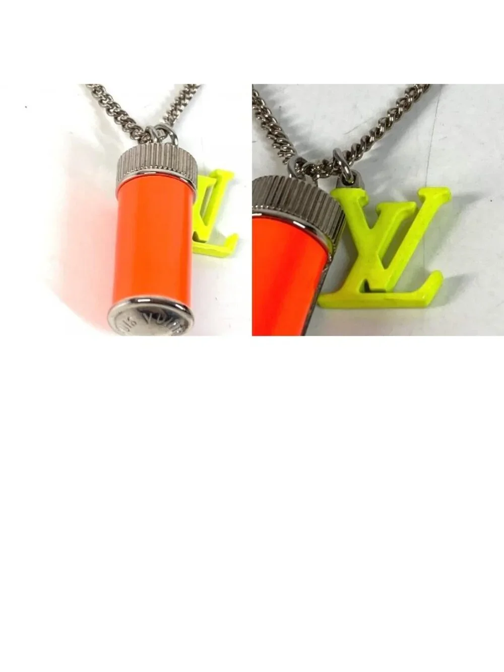 Louis Vuitton Necklace Collier LV Fluo Metal Yellow